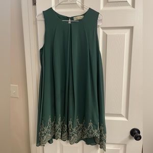 Dark Green Cocktail Dress